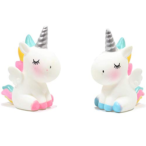 Unicorn Cake Topper Cloud Rainbow Star Balloon Cake Topper Decoraciones de pasteles Comestibles Stand Up Wafer para cumpleaños Boda Baby Shower Party Pack de 15