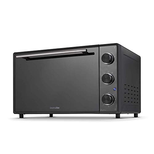 UNIVERSALBLUE Mini Horno Eléctrico Sobremesa con Convección | Potencia 2000W | Capacidad 48L | Horno Pequeño