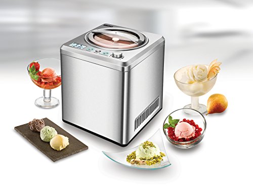 Unold 48872 Máquina de helados cremosos 2L 180W Acero inoxidable máquina para helados - Heladora (Máquina de helados cremosos, 2 L, 30 min, 1 senos, 1,35 m, 0-35 °C)