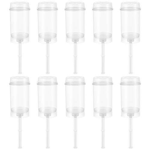 UPKOCH 20Pcs / Set Push up Cake Pop Shooter Cake Pop contenedor con Tapas