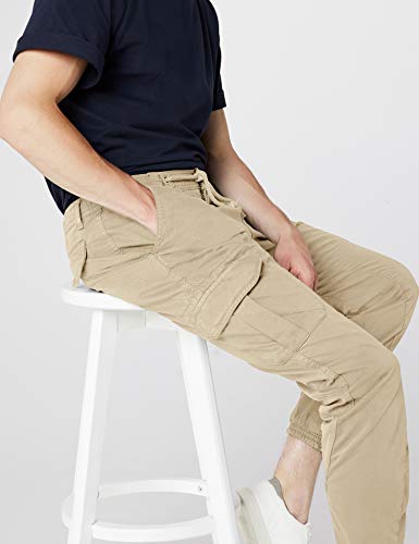 Urban Classics Cargo Jogging Pants Pantalones, Beige (Sand), L para Hombre