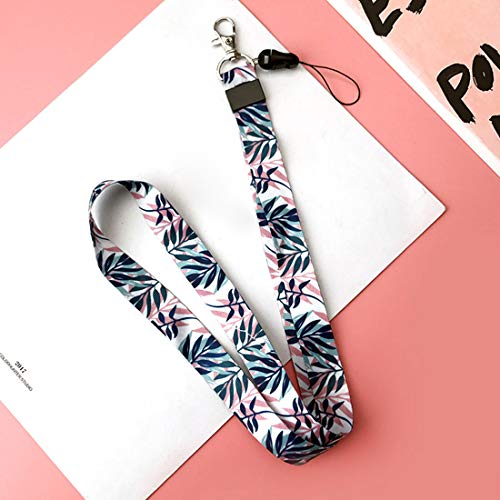 uu19ee Correa del teléfono móvil Flor Lanyard Correa para el Cuello para Llaves ID Card S For USB Badge Holder DIY Cuerda para Colgar