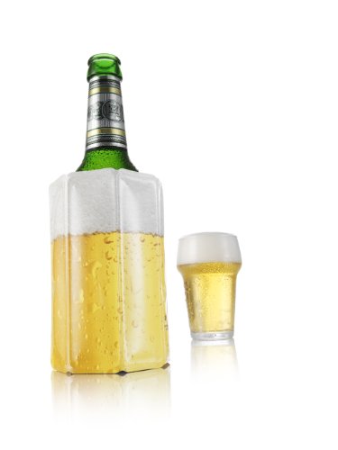 Vacu Vin Active Beer Cooler Enfriador para latas o botellín, Blanco/Amarillo, Centimeters