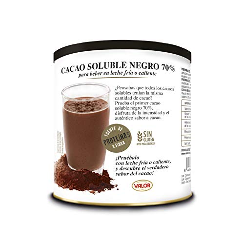 Valor, Cacao Ne gro Soluble 70% - 300 gr