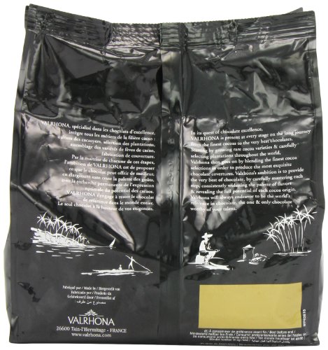 Valrhona - JIVARA LACTEE 40% Chocolate de cobertura con leche - Bolsa de pedazos 1kg