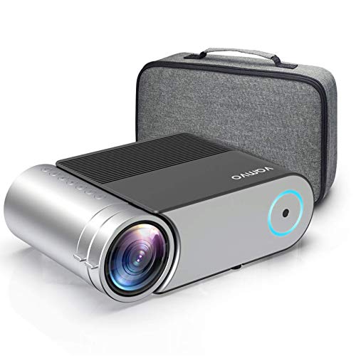 Vamvo Proyector Full HD 1080P, Mini Proyector L4200 con Dolby, Proyector Portátil 5500 Lúmenes, 50000 Horas Vida, Cine en Casa Compatible con HDMI, VGA, AV, USB etc.