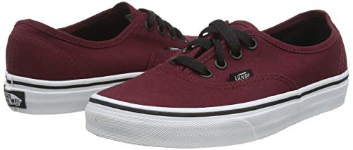 Vans Authentic, Zapatillas de Tela Unisex, Borgoña (port royale/black), 42 EU