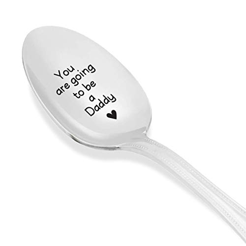 Vas a ser daddy-best venta regalo, grabado cucharas – acero inoxidable spoon-international quality-customized-varied variety-high polish-quotes para embarazo