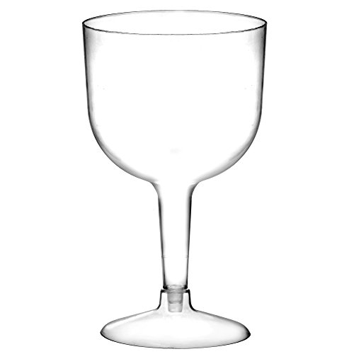 Vasos grandes de plástico para cóctel, 745 ml, juego de 20, de dos piezas, vasos desechables.