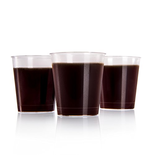 Vasos Para Chupitos De Plástico | 1000 Vasos Transparentes | Vajilla Desechable | Mini Vasos De Plástico Duro | Resistentes | Capacidad 2 Cl | Ideal Fiesta | De Vivaloo