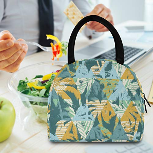 Verano Tropic estilo almuerzo bolsa refrigerador bolsa aislado almuerzo caja mujer bolsa de asas