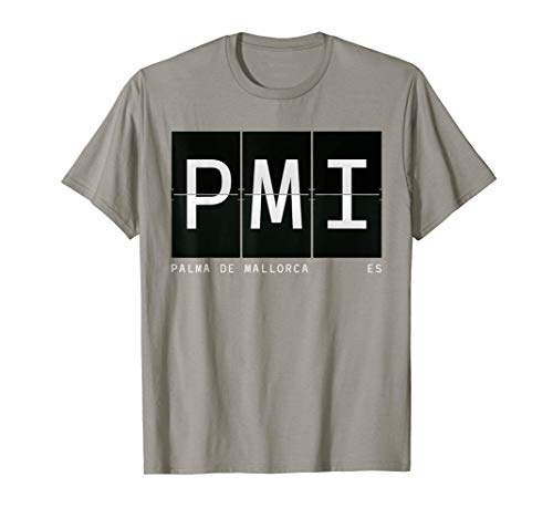 Viajes regalo Código PMI Palma De Mallorca, España retro Camiseta