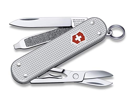 Victorinox 0.6221.26 Alox- Navaja suiza  5 funciones, color plateado