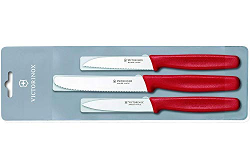 Victorinox 5.1111.3 Cuchillo, Acero Inoxidable, Rojo