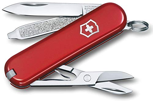 Victorinox Classic SD - Navaja multiusos, color Rojo, 58 mm