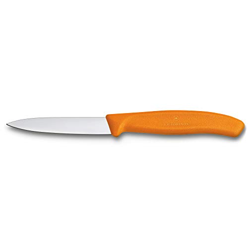 Victorinox Cuchillo, Acero Inoxidable, Naranja, Medium