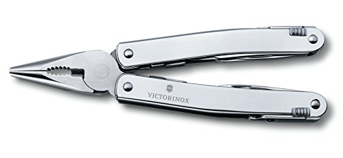 Victorinox Swiss Tool Spirit - Navaja multiusos con estuche de piel