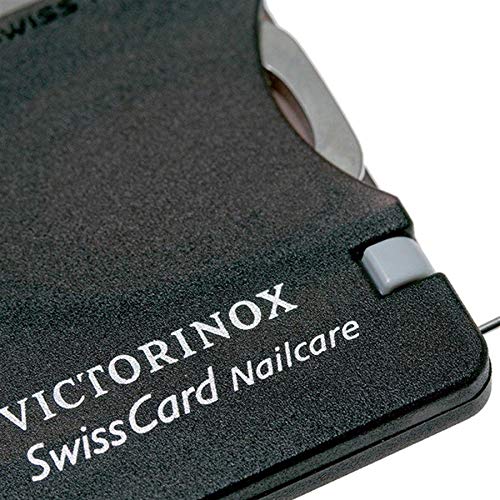 Victorinox V07240.T3 Carta Svizzera Nailcare, Negro, M