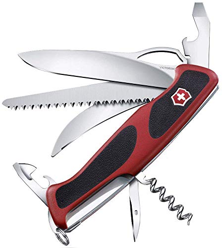 Victorinox V09583.MC Navaja Grande Ranger Grip 57 Hunter R/N, Rojo, L