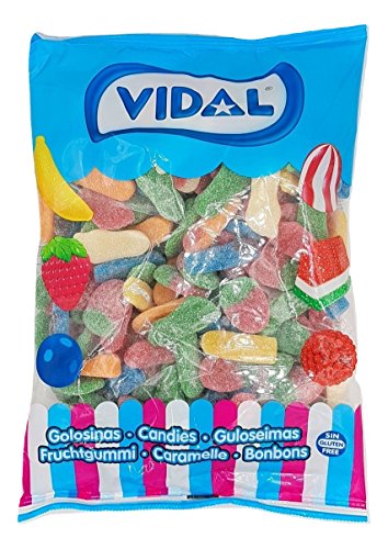 Vidal - Mega Surtido Brillo Ácido - gominolas surtidas - Caramelos de goma - 1 kg