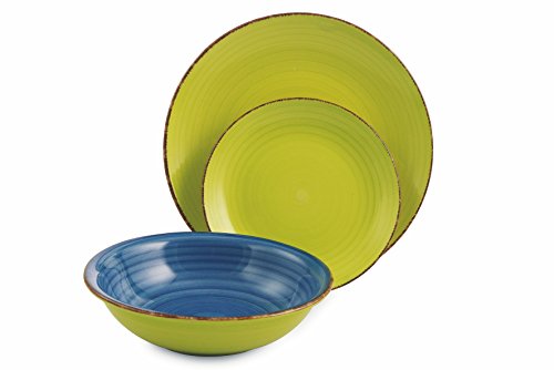 Villa D’este Home 2407776 - Plato (Plato de Cena, Alrededor, Cerámica, Multi, 27 cm, 55 mm)