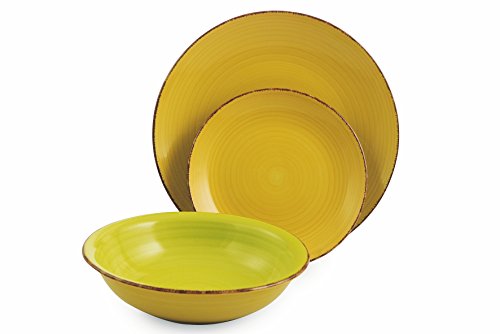 Villa D’este Home 2407776 - Plato (Plato de Cena, Alrededor, Cerámica, Multi, 27 cm, 55 mm)