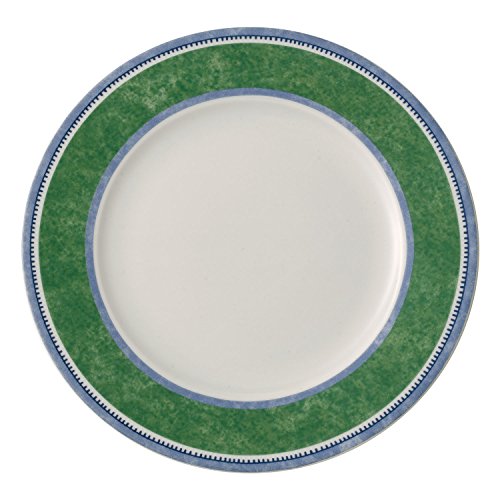 Villeroy & Boch Switch 3 Costa Plato para desayuno o postres, 21 cm, Porcelana, Blanco/Verde/Azul