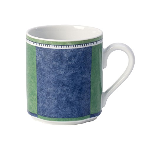 Villeroy & Boch Switch 3 Costa Taza de café, 300 ml, Altura: 9 cm, Porcelana, Blanco/Azul/Verde