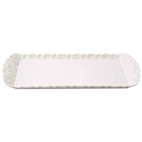 Villeroy & Boch Toys Delight Royal Classic-Plato para bizcocho, Porcelain Premium, Blanco, 40 x 16 cm