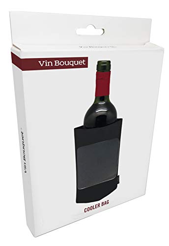 Vin Bouquet, funda enfriadora, Negro, 22.7 x 14.7 x 2.2 cm