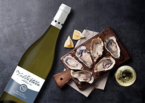 Vino Blanco Albariño Rias Baixas 100%. Albariño Gallego pack estuche 3 botellas VALDEULLA 75cl cosecha 2019.