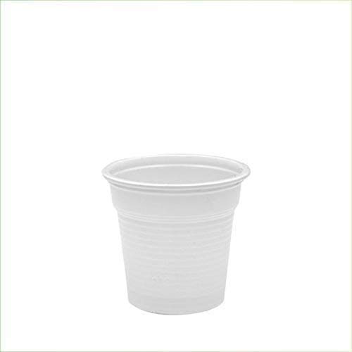 VIRSUS 1000 Vaso de café Vaso de plástico Blanco 80cc Bar cafetera