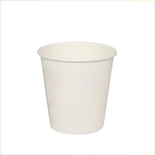 VIRSUS - 300 vasos de papel para agua, 180 ml, color blanco, biodegradables, cartón