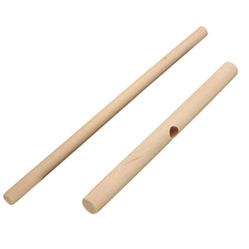 Vkospy 2pcs de Madera en Forma de T de Cocina Fry pastelería Crepe Herramienta del Fabricante de la Crepe Ligera bateador Espátula Raspador