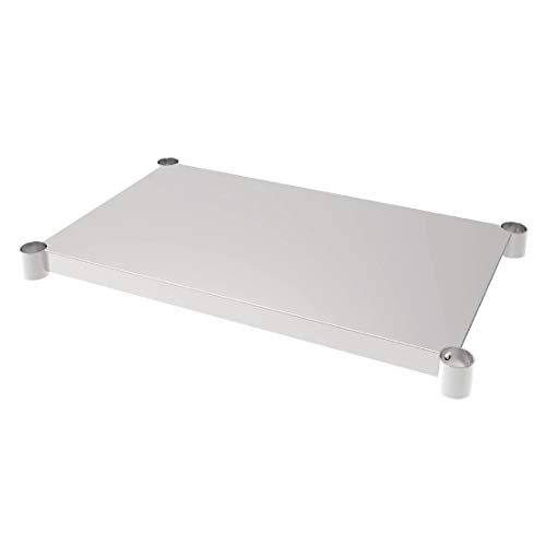 Vogue mesa de acero inoxidable estante 600 x 900 mm para Mesas Muebles de cocina