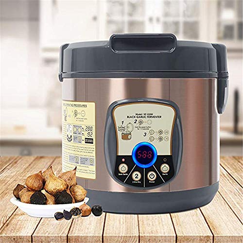 Vogvigo 5L Fermentador de Ajo Negro Control Automático Inteligente Completo Fabricante de ajo Fabricante de Alimentos Saludables (B)