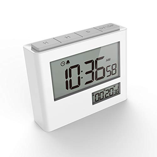 VOLUEX Temporizador de Cocina, Temporizador y Reloj 2 en 1, Temporizador Digital para Cocina con Pantalla LCD Grande y función de Cuenta Regresiva con Alarma y Respaldo magnético