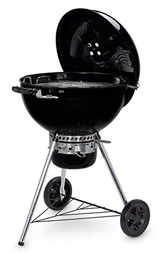 Weber GBS E-5750 Parrilla Carbón vegetal Carro Negro, Plata - Barbacoa (Parrilla, Carbón vegetal, 2342 cm², 57 cm, Carro, Grid)