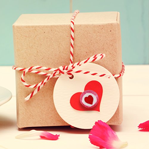 WeddingTree Caramelos Corazón Rojo para Wedding - 500g Caramelos Boda - Dulces en Forma de Corazón Mensaje para decoración de Mesa, para Bautizo, Wedding Favours de Boda, Día de la Madre o Comunión