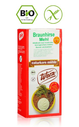 werz marrón mijo gemahlen glutenfrei, 1er Pack (1 x Paquete de 1 kg) – Bio