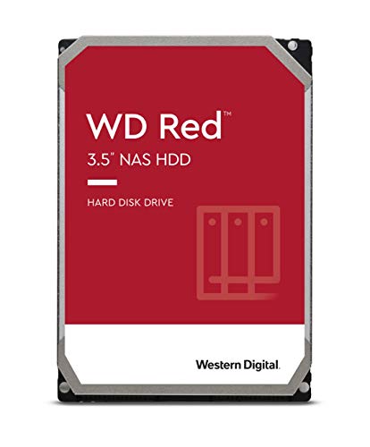 Western Digital Red WD30EFAX Disco duro 3.5" para dispositivos NAS 5400 RPM Class 3TB, SATA 6 Gb/s, CMR, 64MB Cache, Rojo