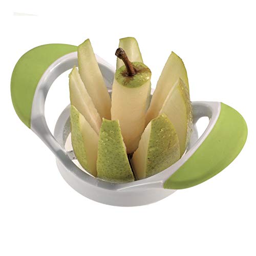 Westmark 51622270 Partidor de Manzanas, De plástico, Acero Inoxidable, Verde, Blanco, Centimeters