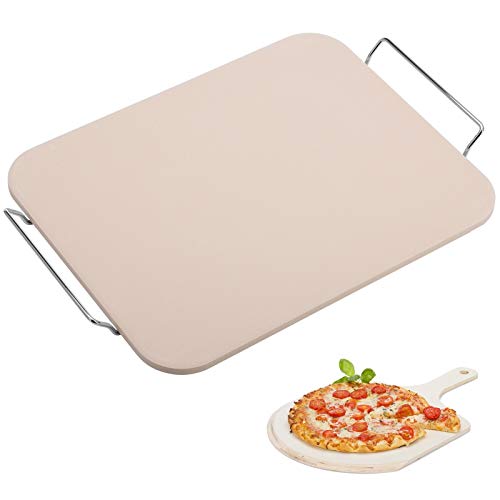 Westmark - Bandeja de Horno para Pizza, cerámica, Beige, 38 x 30 cm