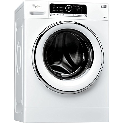 Whirlpool FSCR12421 Independiente Carga frontal 12kg 1400RPM A+++ Blanco - Lavadora (Independiente, Carga frontal, Blanco, Giratorio, Izquierda, LED)