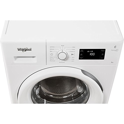 Whirlpool FWL61252W EU Independiente Carga frontal 6kg 1200RPM A++ Blanco - Lavadora (Independiente, Carga frontal, Blanco, Giratorio, Izquierda, Blanco)