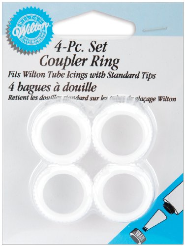 Wilton 418-47306 Set de anillos de acoplamiento para boquillas, 4 unidades