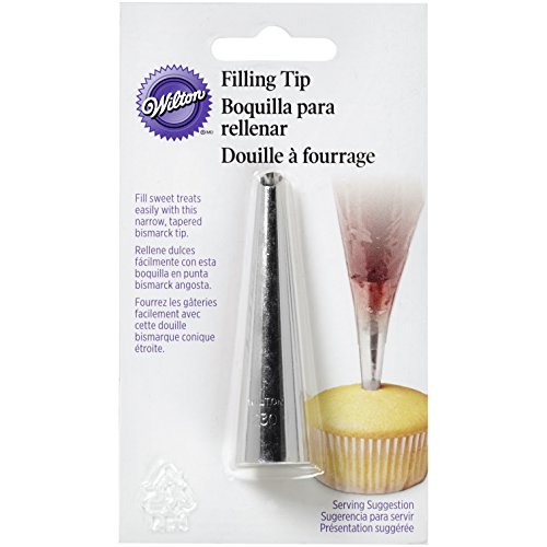 Wilton Boquilla para Relleno, Acero Inoxidable, Metal, 2.0099999999999998x7.7x13.41 cm