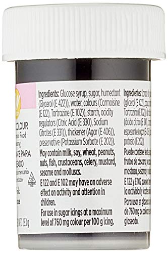 Wilton Colorante Alimenticio para Glaseado en Pasta, 28.3g, Color Rosa,  04-0-0033