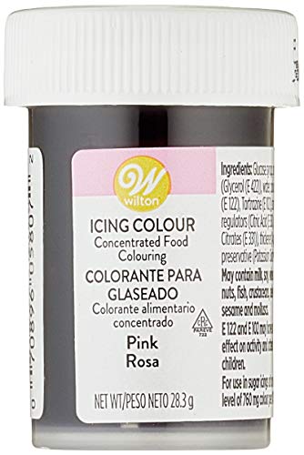 Wilton Colorante Alimenticio para Glaseado en Pasta, 28.3g, Color Rosa,  04-0-0033