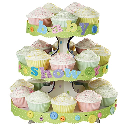 Wilton Soporte para Cupcakes de 3 Alturas, cartón, Blanco, Centimeters